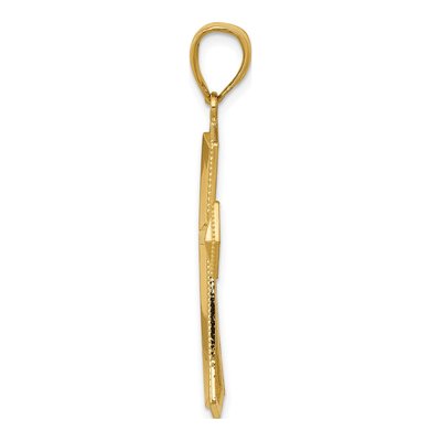 14K Yellow Gold Passion Cross Pendant – view 3