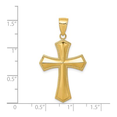 14K Yellow Gold Passion Cross Pendant – view 4