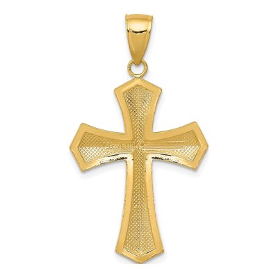 14K Yellow Gold Passion Cross Pendant – view 5