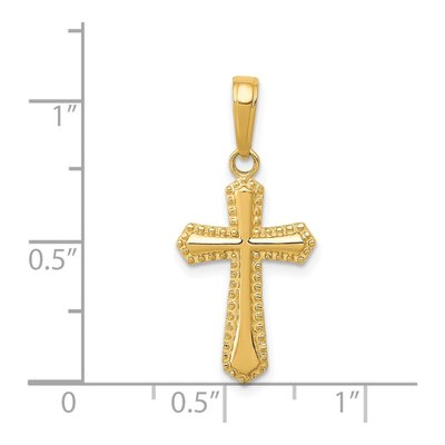 14K Yellow Gold Passion Cross Pendant – view 5