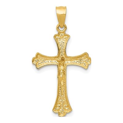 14K Yellow Gold Crucifix Pendant – view 5
