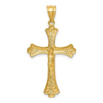 14K Yellow Gold Crucifix Pendant – view 5