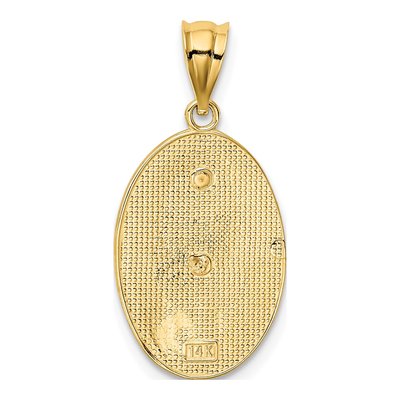 14K Two-Tone Gold Our of Guadalupe Pendant – view 4