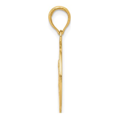 14K Yellow Gold Saint Christopher Medal Pendant – view 3