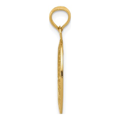 14K Yellow Gold Saint Christopher Medal Pendant – view 3