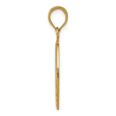 14K Yellow Gold Saint Christopher Medal Pendant – view 3