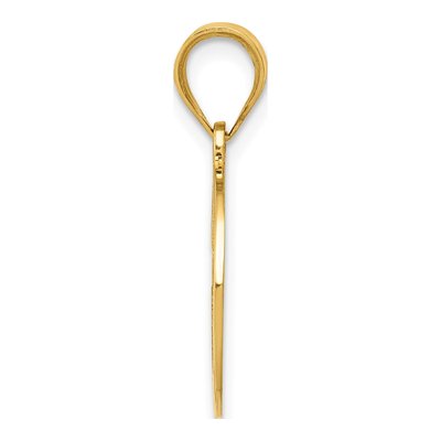 14K Yellow Gold Reversible Cross Communion Charm – view 3