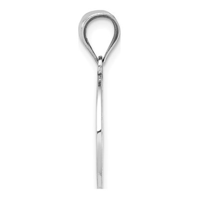 14K White Gold Reversible Cross Communion Charm – view 2