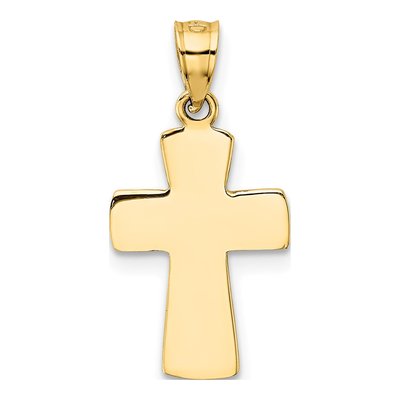 14K Yellow Gold First Communion Cross Pendant – view 4