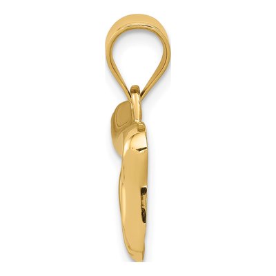 14K Yellow Gold Chai Pendant – view 3
