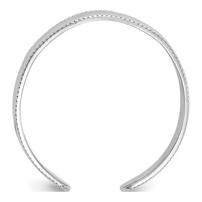 14K White Gold Adjustable Milgrain Toe Ring – view 3