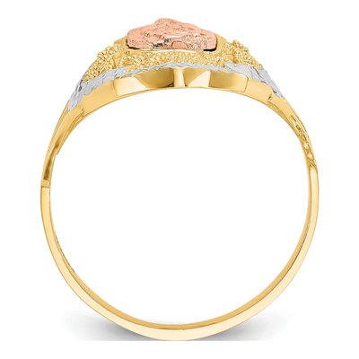 14K Two-Tone Gold Our of Guadalupe Ring – view 3