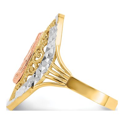 14K Two-Tone Gold Our of Guadalupe Ring – view 5