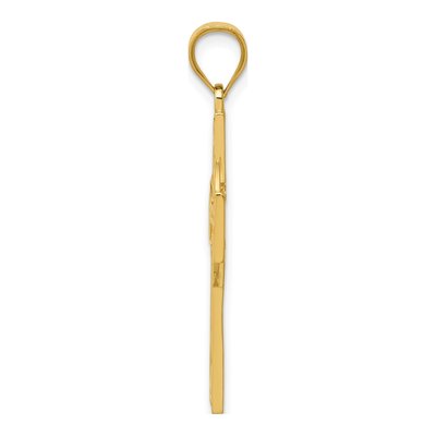 14K Yellow Gold Celtic Cross Pendant – view 3