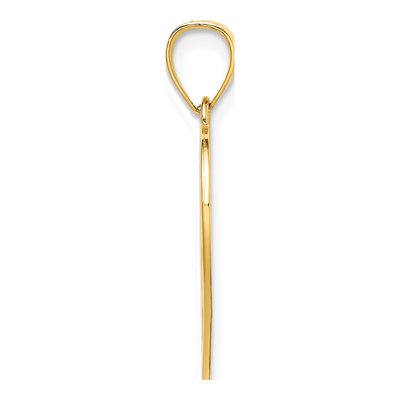 14K Yellow Gold AMOR Cut-Out Heart Charm – view 3