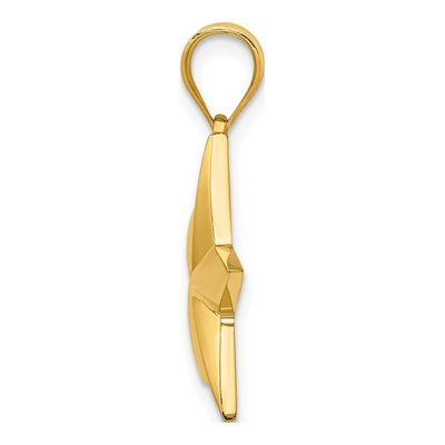 14K Yellow Gold Star Pendant – view 3