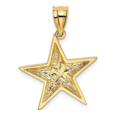 14K Yellow Gold Star Pendant – view 4