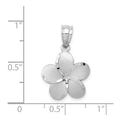 14K Yellow Gold Plumeria Charm – view 5