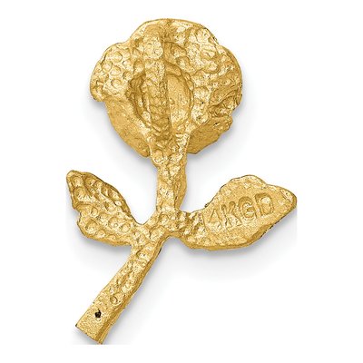14K Yellow Gold Diamond-Cut Charm – view 4