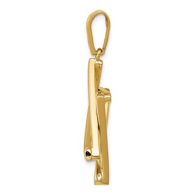 14K Yellow Gold Star of David Pendant – view 3