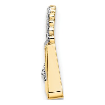 14K Yellow Gold Purse Slide Pendant – view 3