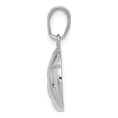 14K White Gold Volleyball Pendant – view 3