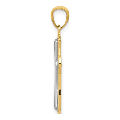 14K Yellow Gold Cross Pendant – view 3