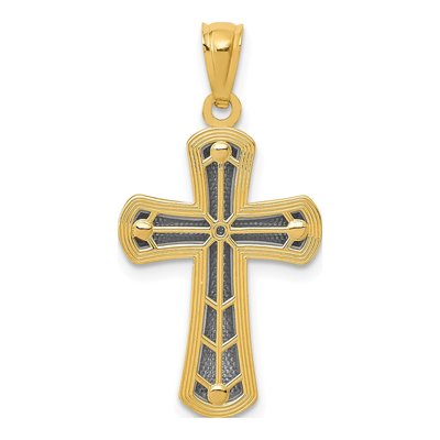 14K Yellow Gold Cross Pendant – view 5