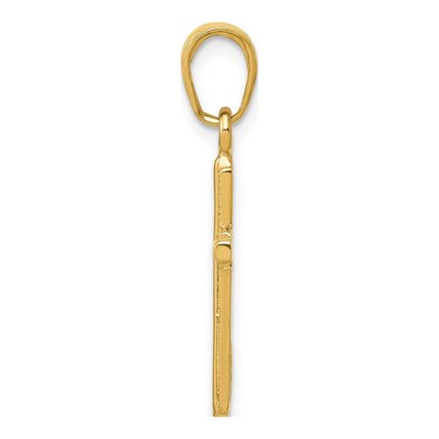 14K Yellow Gold Cross Pendant – view 3