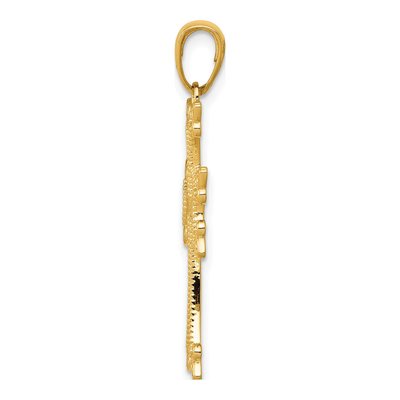 14K Yellow Gold Armenian Cross Pendant – view 3