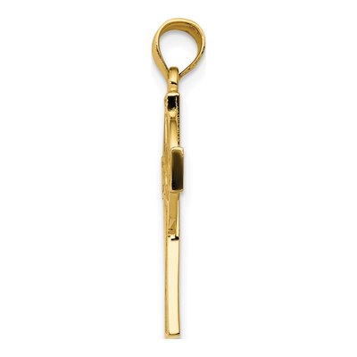 14K Yellow Gold Celtic Cross Pendant – view 3