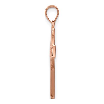 14K Rose Gold Celtic Cross Pendant – view 3