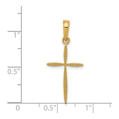 14K Yellow Gold Cross Pendant – view 5