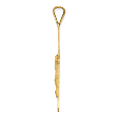 14K Yellow Gold Crucifix Pendant – view 3
