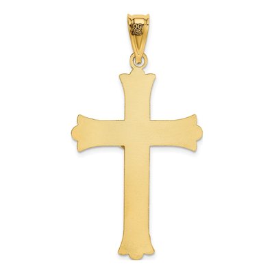 14K Yellow Gold Crucifix Pendant – view 4