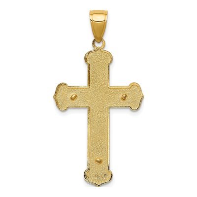 14K Yellow Gold Crucifix Pendant – view 5