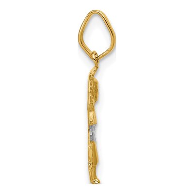 14K Yellow Gold Infant Jesus Pendant – view 3