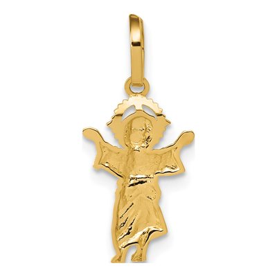 14K Yellow Gold Infant Jesus Pendant – view 5