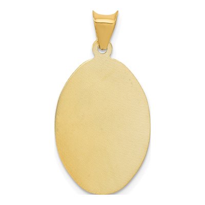 14K Yellow Gold Sagrado Corazon de Jesus Pendant – view 5