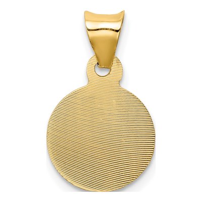 14K Yellow Gold Sagrado Corazon Pendant – view 4