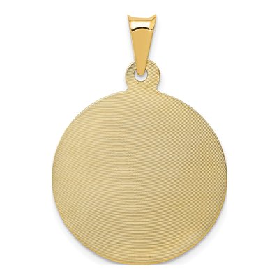 14K Yellow Gold Sagrado Corazon de Jesus Pendant – view 5