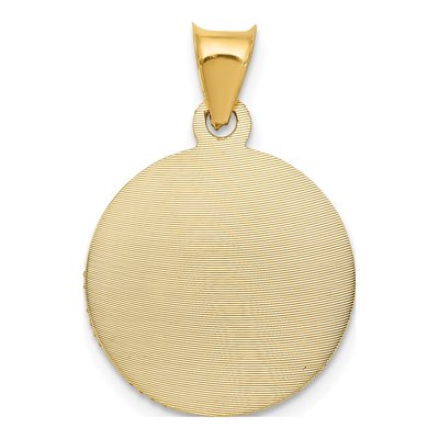 14K Yellow Gold Sagrado Corazon de Jesus Pendant – view 5
