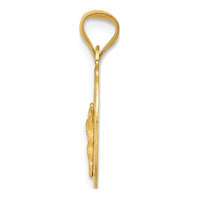 14K Yellow Gold Corpus Oval Pendant – view 3