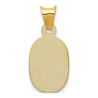 14K Yellow Gold Corpus Oval Pendant – view 5