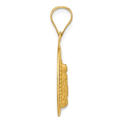 14K Yellow Gold Our of Guadalupe Pendant – view 3