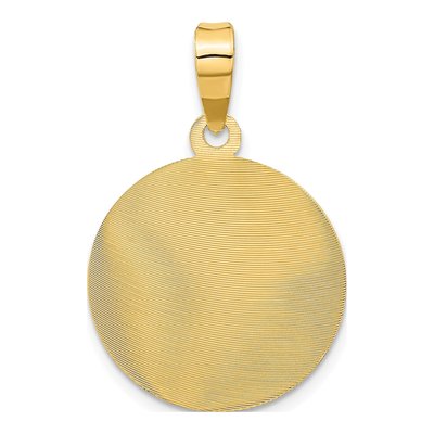14K Yellow Gold Our of Guadalupe Pendant – view 4