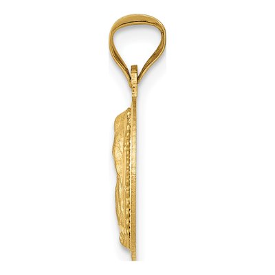 14K Yellow Gold Our of Guadalupe Pendant – view 3