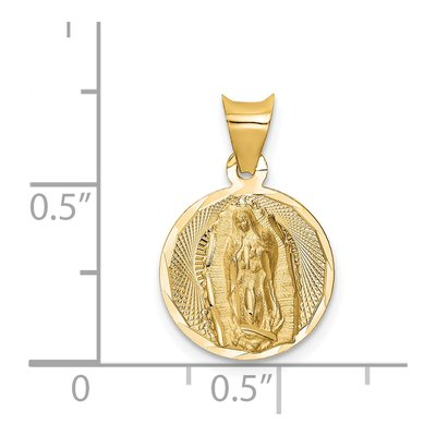 14K Yellow Gold Our of Guadalupe Pendant – view 4