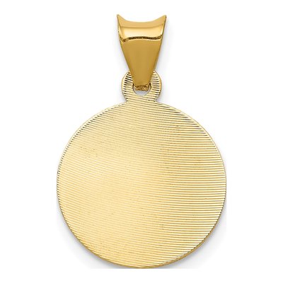 14K Yellow Gold Our of Guadalupe Pendant – view 5
