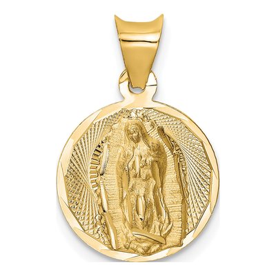 14K Yellow Gold Our of Guadalupe Pendant